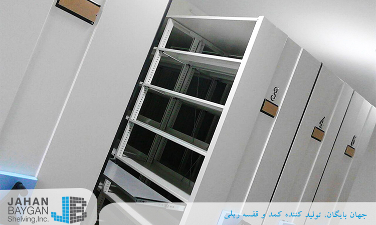مواد اولیه قفسه‌های بایگانی ریلی