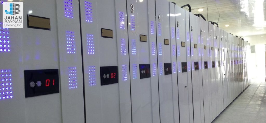 بایگانی ریلی هوشمند بیمارستان فسا محصول شرکت جهان بایگان