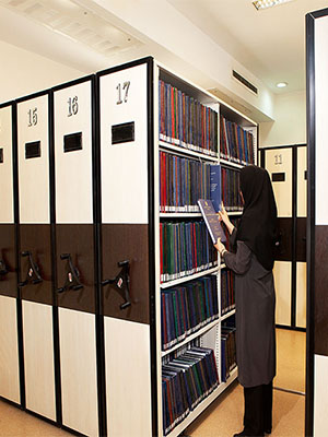 قفسه بایگانی ریلی mdf